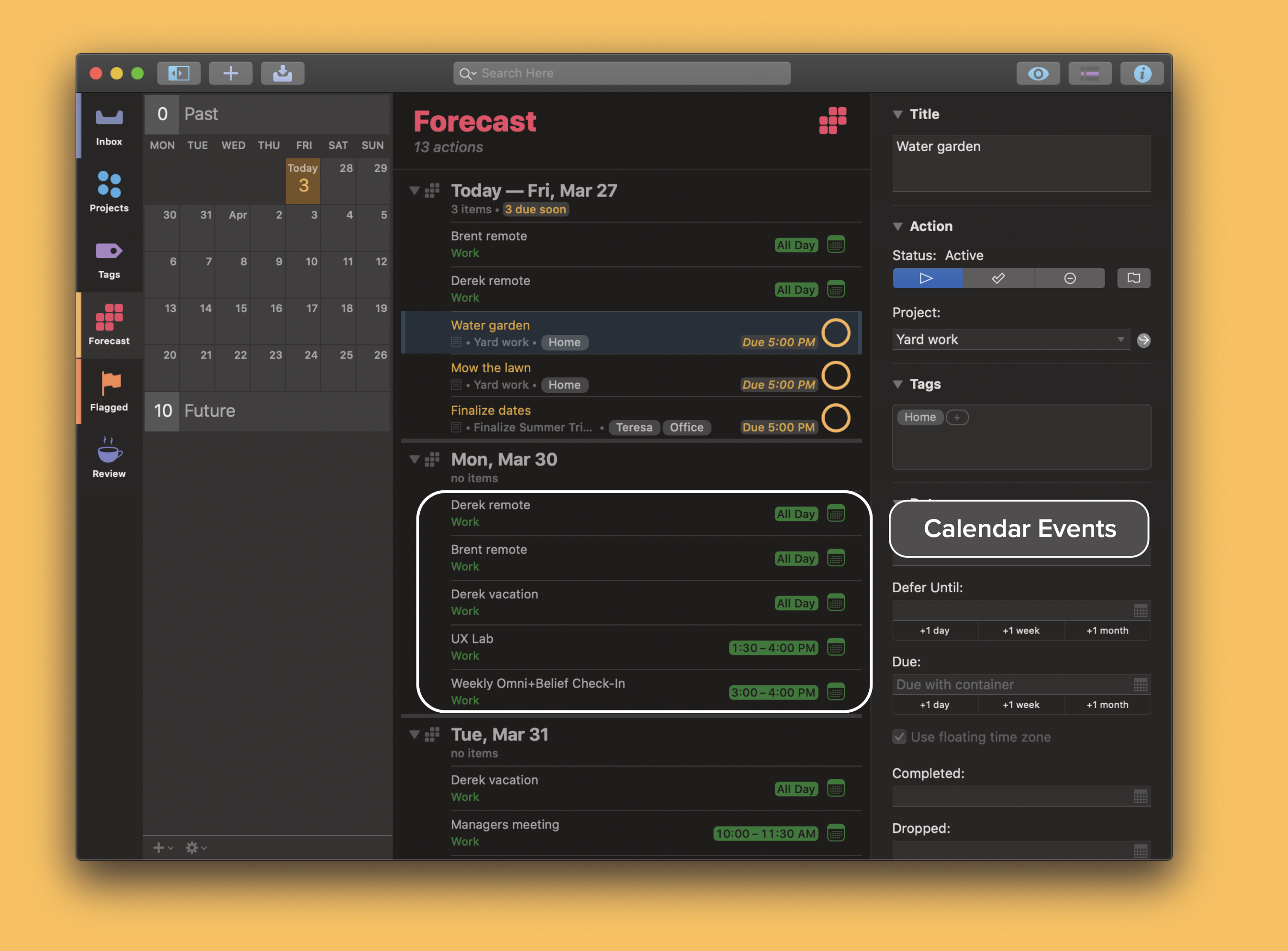 OmniFocus 3 for macOS, iPadOS, and iOS