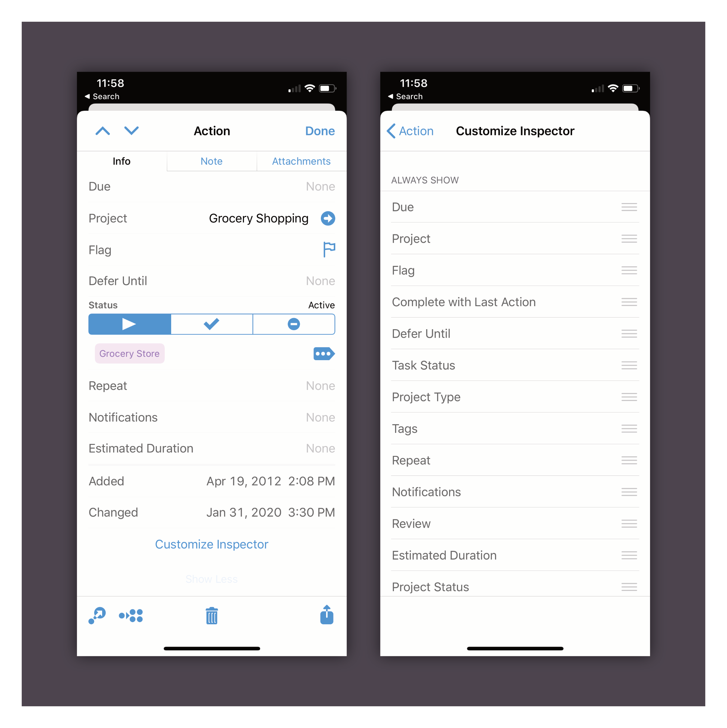 OmniFocus 3 for macOS, iPadOS, and iOS